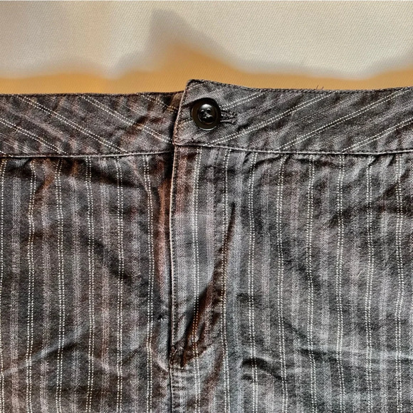 Route 66 | Vintage Black Pinstripe Mini Skirt Women’s Size 15/16 | 100% Cotton - Picture 4 of 8